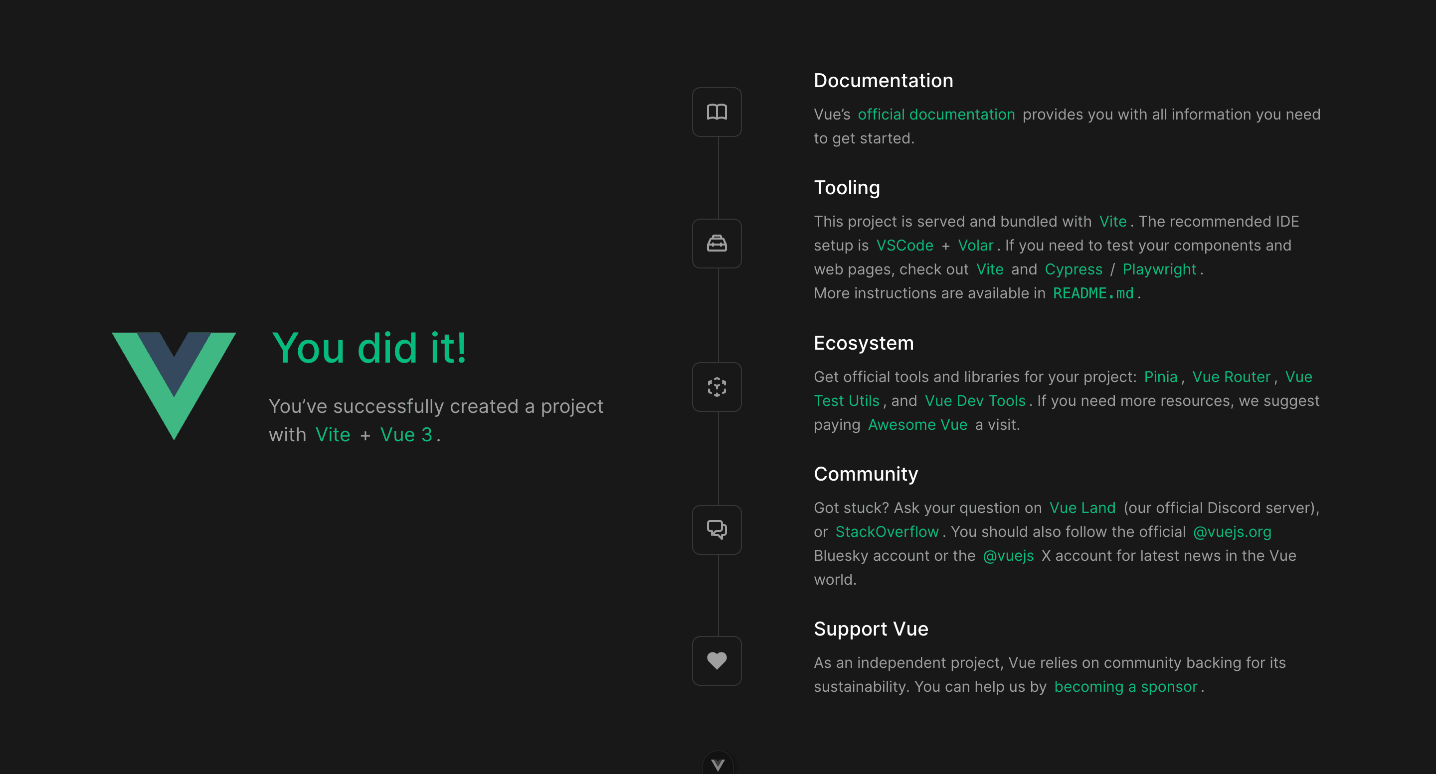 New Vue.js Project