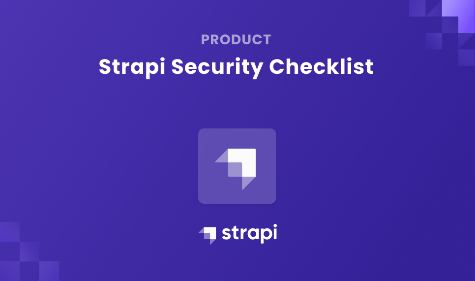 The Strapi Security Checklist
