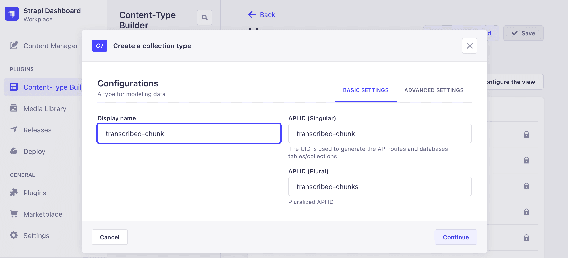 create transcribed chunk collection.png