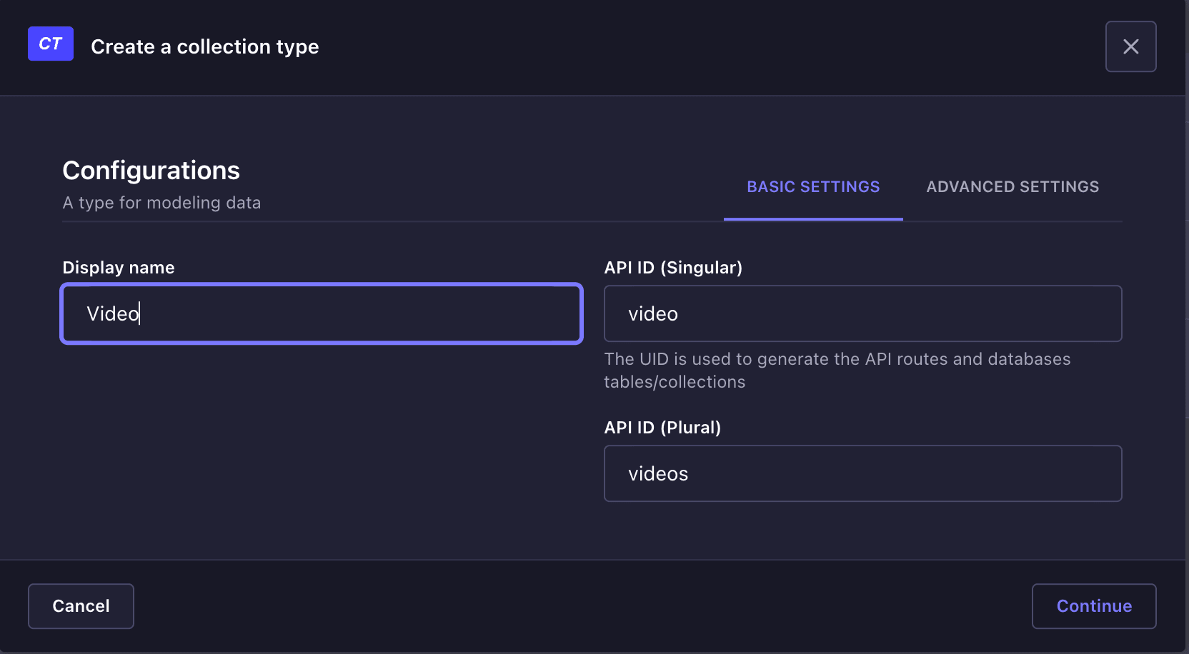 create video collection in Strapi.png