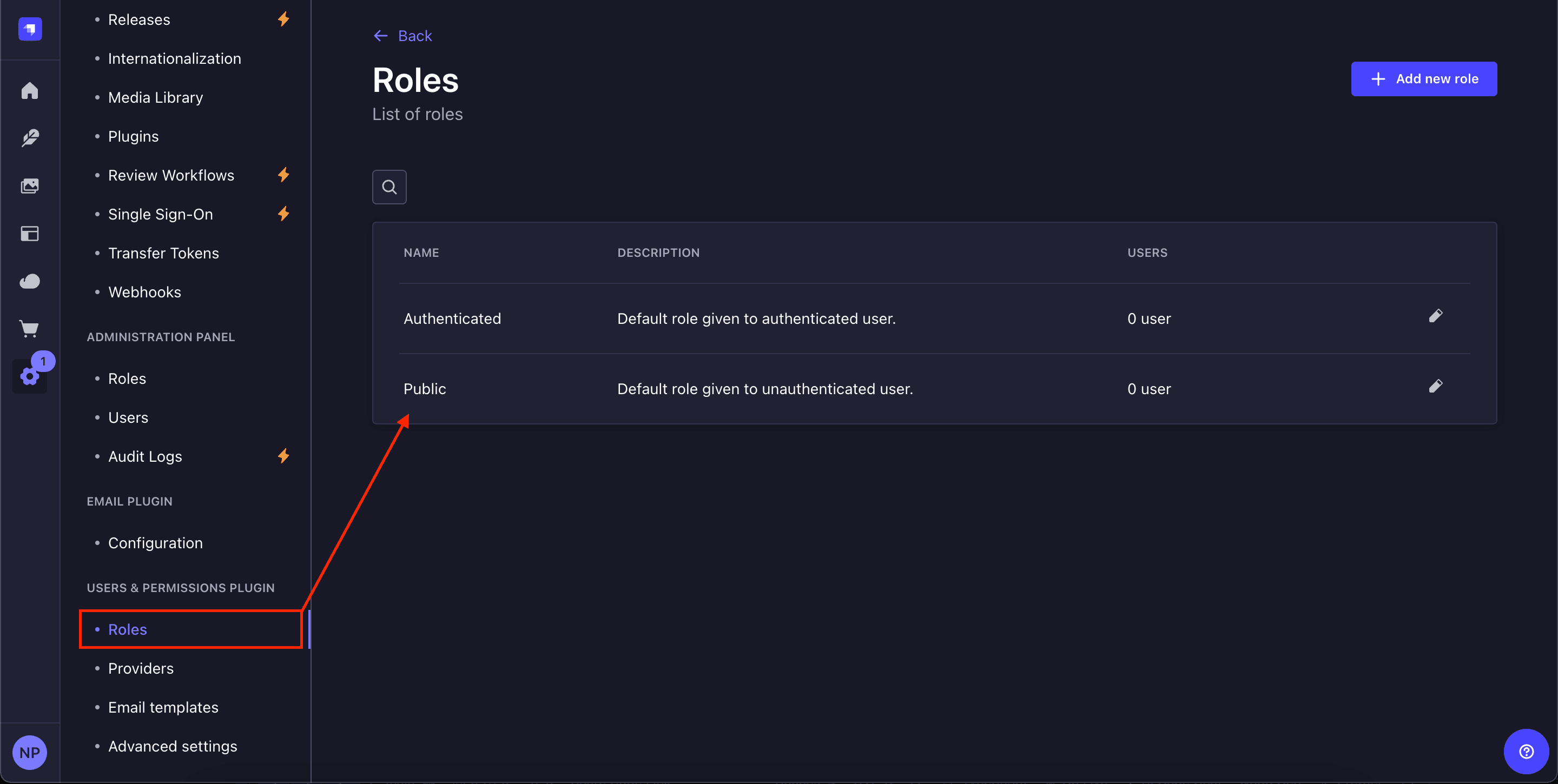 go to roles then public to allow image upload.png